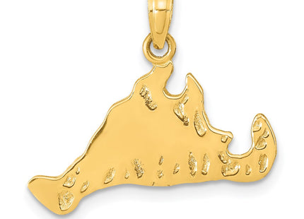 14k Yellow Gold Pendants Style K9756 - Classique Jewelry Inc.
