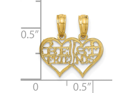 14k Yellow Gold Pendants Style K9757 - Classique Jewelry Inc.