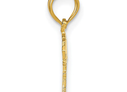 14k Yellow Gold Pendants Style K9758 - Classique Jewelry Inc.