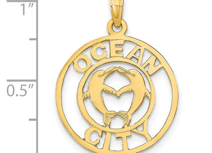 14k Yellow Gold Pendants Style K9761 - Classique Jewelry Inc.