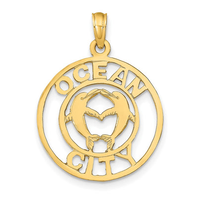 14K gold pendant
