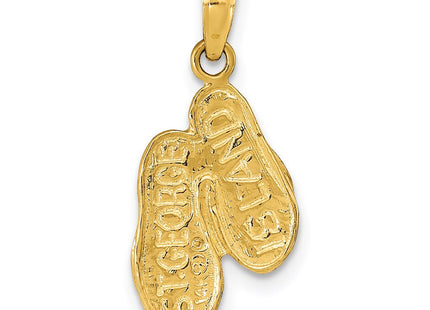 14k Yellow Gold Pendants Style K9764 - Classique Jewelry Inc.
