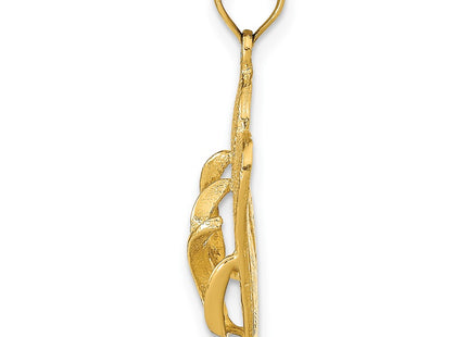 14k Yellow Gold Pendants Style K9765 - Classique Jewelry Inc.