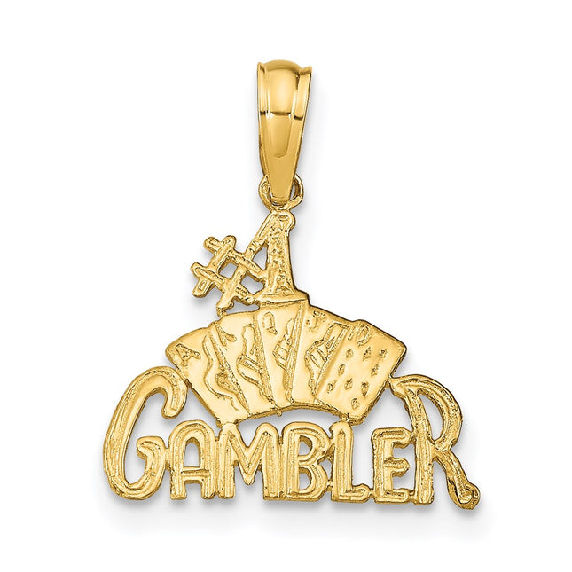 14k Yellow Gold Pendants Style K9766 - Classique Jewelry Inc.