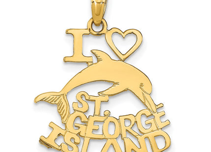 14k Yellow Gold Pendants Style K9770 - Classique Jewelry Inc.