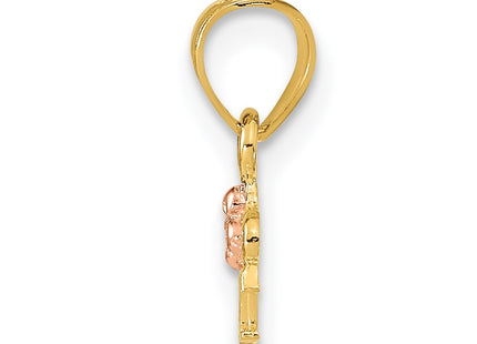 14k Two-tone Pendants Style K9776 - Classique Jewelry Inc.