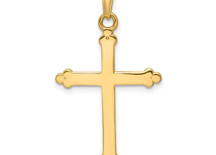 14K w/Rhodium D/C Cross Pendant (Style K9798)