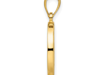 14k Yellow Gold Pendants Style K9802 - Classique Jewelry Inc.
