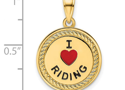 14k Yellow Gold Pendants Style K9802 - Classique Jewelry Inc.