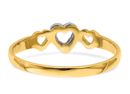 14k Two-tone Rings Style K9804 - Classique Jewelry Inc.