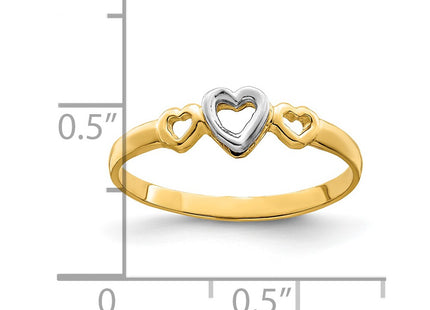14k Two-tone Rings Style K9804 - Classique Jewelry Inc.