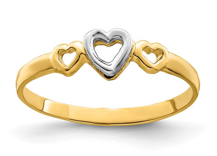 14k Two-tone Rings Style K9804 - Classique Jewelry Inc.