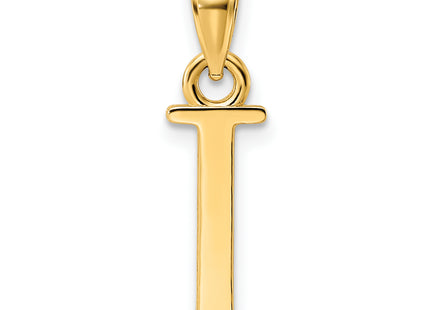 14K Letter Initial Pendant