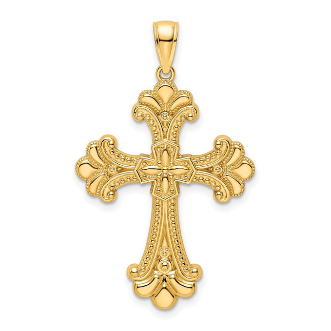 14k Yellow Gold Pendants Style K9813 - Classique Jewelry Inc.