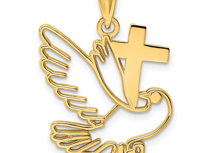 14k Yellow Gold Pendants Style K9820 - Classique Jewelry Inc.