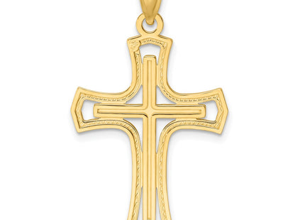 14k Yellow Gold Pendants Style K9875 - Classique Jewelry Inc.