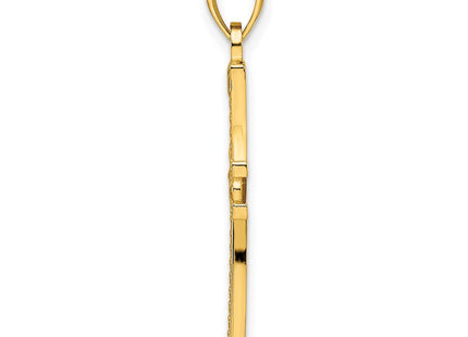 14k Yellow Gold Pendants Style K9904 - Classique Jewelry Inc.