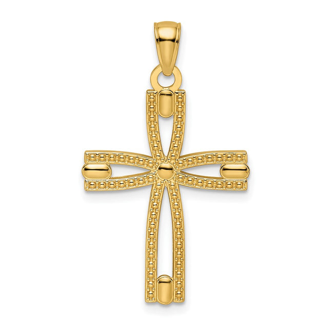 14k Yellow Gold Pendants Style K9904 - Classique Jewelry Inc.