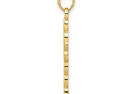 14k Yellow Gold Pendants Style K9912 - Classique Jewelry Inc.