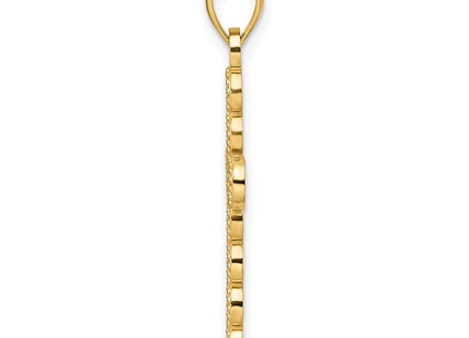 14k Yellow Gold Pendants Style K9914 - Classique Jewelry Inc.