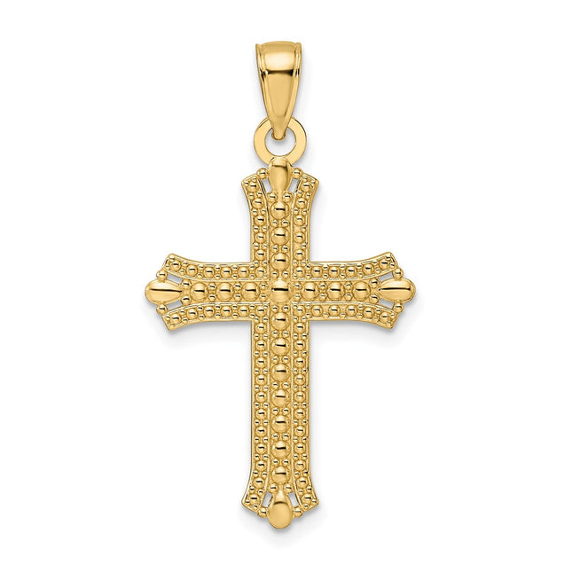 14k Yellow Gold Pendants Style K9925 - Classique Jewelry Inc.