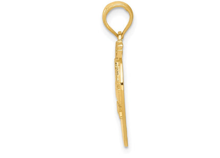 14k Yellow Gold Pendants Style K994 - Classique Jewelry Inc.