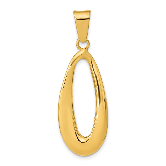 14k Yellow Gold Pendants Style K9941 - Classique Jewelry Inc.
