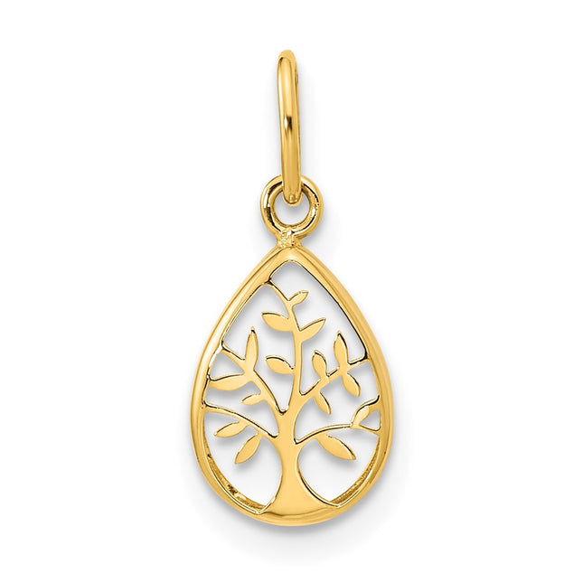 14k Yellow Gold Pendants Style K9945 - Classique Jewelry Inc.