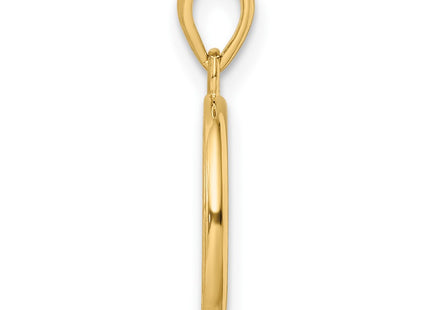 14k Yellow Gold Pendants Style K9946 - Classique Jewelry Inc.