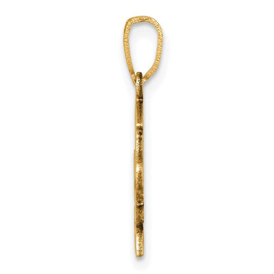 14K Graduation Cap and Diploma - 2025 Charm, 21.45 x 12mm