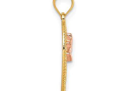 14k Two-tone Pendants Style K9999 - Classique Jewelry Inc.