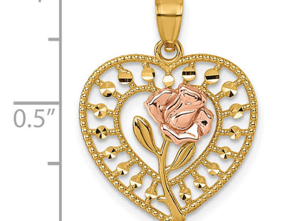 14k Two-tone Pendants Style K9999 - Classique Jewelry Inc.