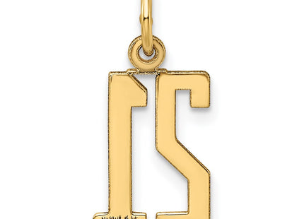14k Yellow Gold Jewelry Style LES21 - Classique Jewelry Inc.