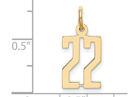 14k Yellow Gold Jewelry Style LES22 - Classique Jewelry Inc.