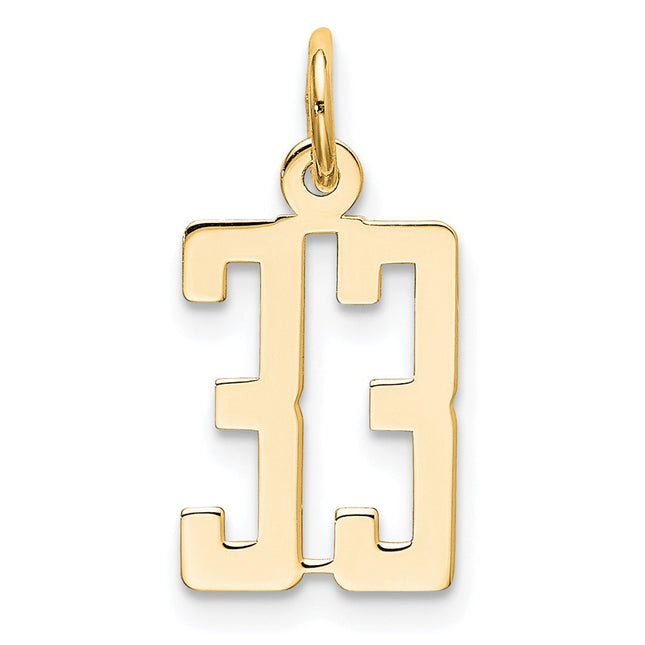14k Yellow Gold Jewelry Style LES33 - Classique Jewelry Inc.