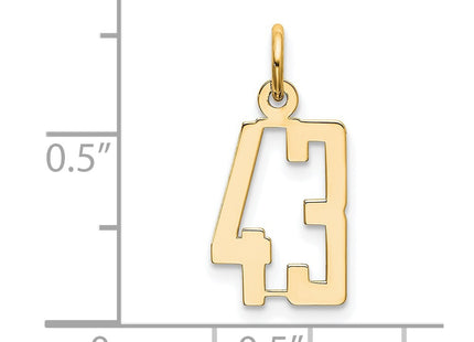 14k Yellow Gold Jewelry Style LES43 - Classique Jewelry Inc.