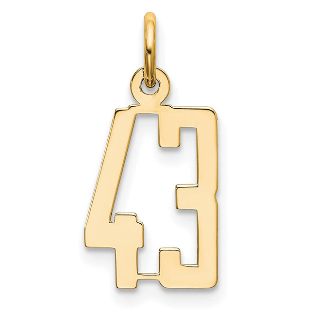 14k Yellow Gold Jewelry Style LES43 - Classique Jewelry Inc.