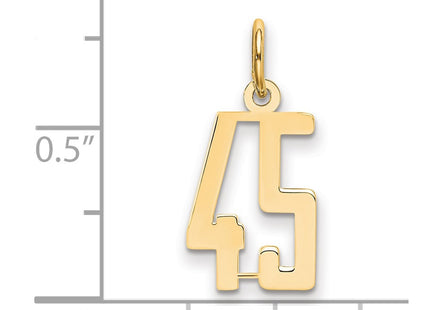 14k Yellow Gold Jewelry Style LES45 - Classique Jewelry Inc.