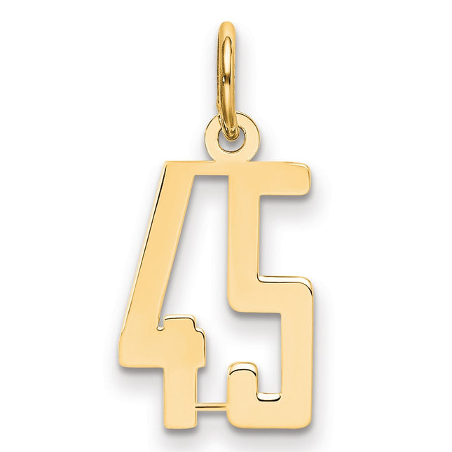 14k Yellow Gold Jewelry Style LES45 - Classique Jewelry Inc.