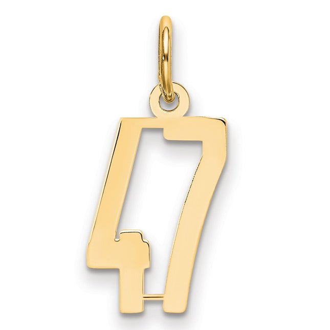 14k Yellow Gold Jewelry Style LES47 - Classique Jewelry Inc.