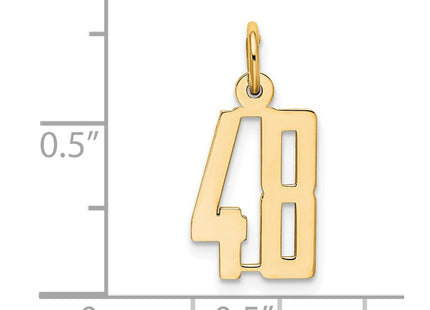 14k Yellow Gold Jewelry Style LES48 - Classique Jewelry Inc.