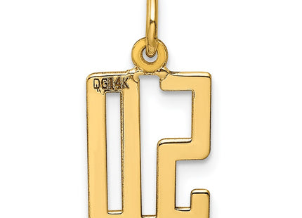 14k Yellow Gold Jewelry Style LES50 - Classique Jewelry Inc.