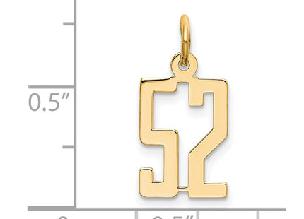 14k Yellow Gold Jewelry Style LES52 - Classique Jewelry Inc.