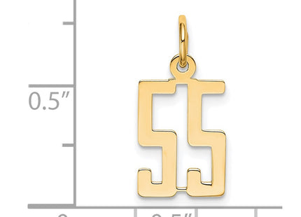 14k Yellow Gold Jewelry Style LES55 - Classique Jewelry Inc.