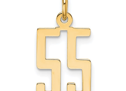 14k Yellow Gold Jewelry Style LES55 - Classique Jewelry Inc.