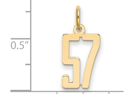 14k Yellow Gold Jewelry Style LES57 - Classique Jewelry Inc.