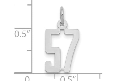 14k White Gold Jewelry Style LES57W - Classique Jewelry Inc.