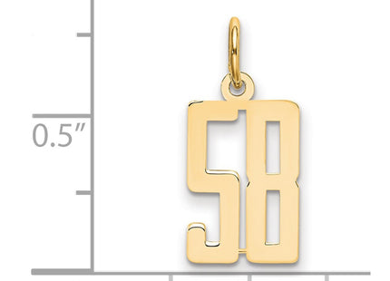 14k Yellow Gold Jewelry Style LES58 - Classique Jewelry Inc.