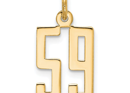 14k Yellow Gold Jewelry Style LES59 - Classique Jewelry Inc.