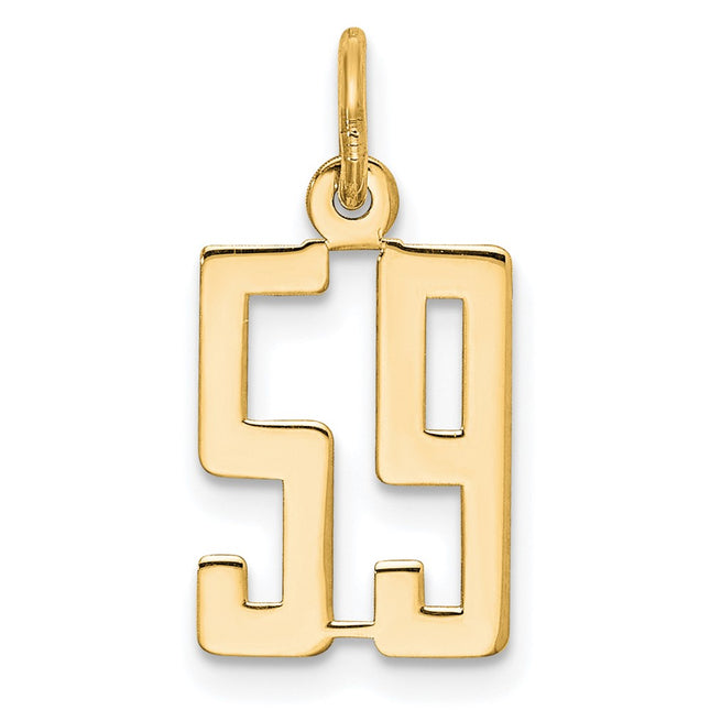 14k Yellow Gold Jewelry Style LES59 - Classique Jewelry Inc.